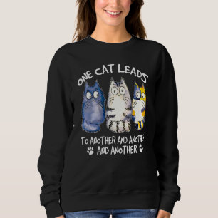 Sweatshirt Conception de chat Chats Chaton Gueule de bois