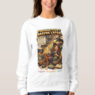Sweatshirt Conception de citation de procrastination de sorci