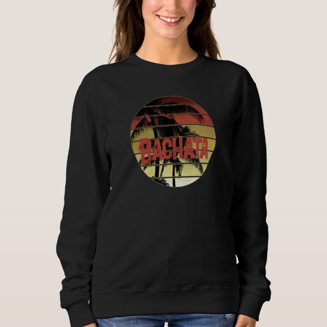 Sweatshirt Conception de coucher de soleil sur palmier Bachat (Devant)