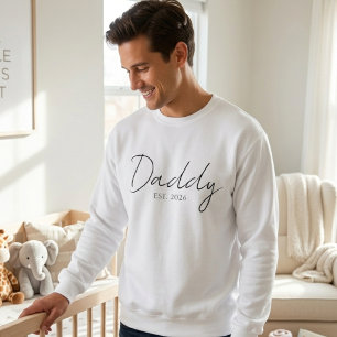 Sweatshirt Conception de design de script de famille classiqu