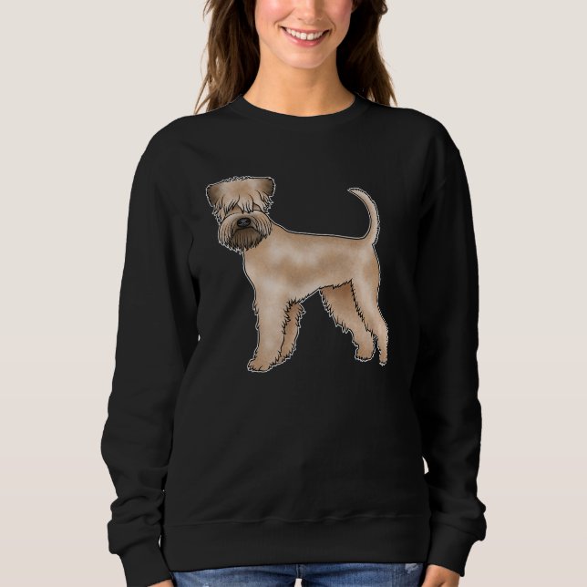 Sweatshirt Conception de dessin animé de chien Terrier Irland (Devant)