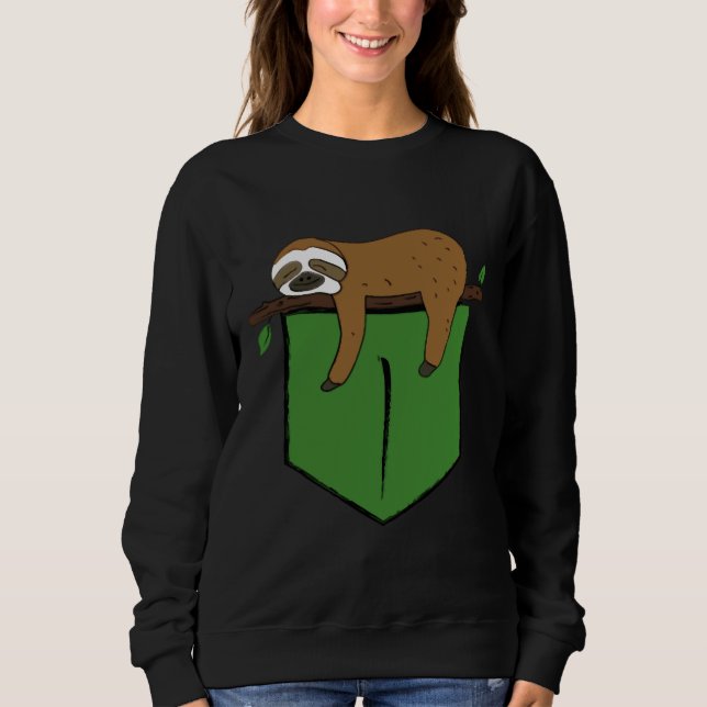 Sweatshirt Conception de fentes de poche (Devant)