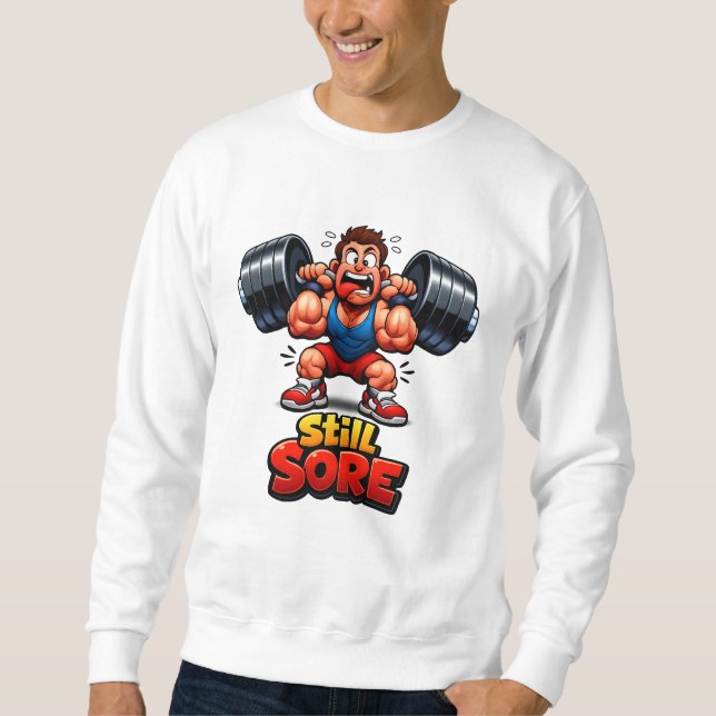 Sweatshirt Conception de gym drôle - Humour de travail physiq (Devant)
