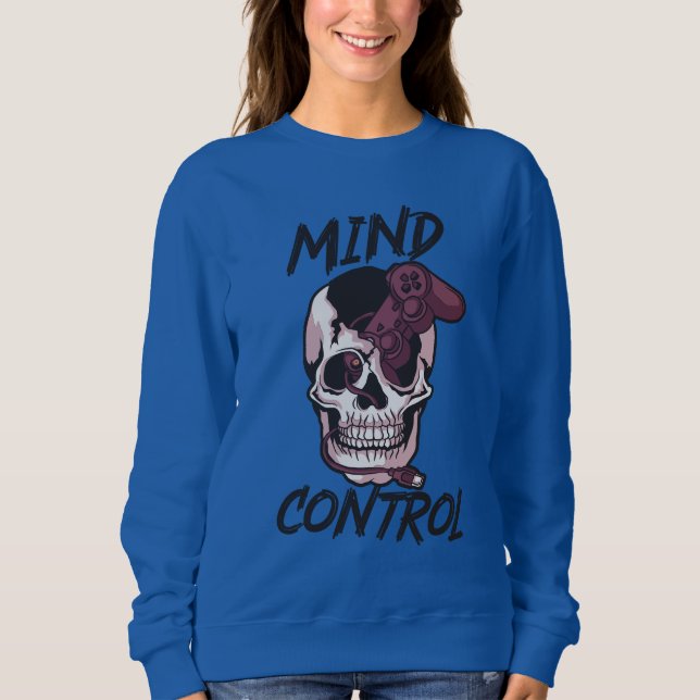 Sweatshirt Conception de jeux de contrôle mental (Devant)