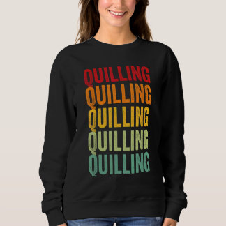 Sweatshirt Conception de l'arc-en-ciel de l'hobbyiste de Quil