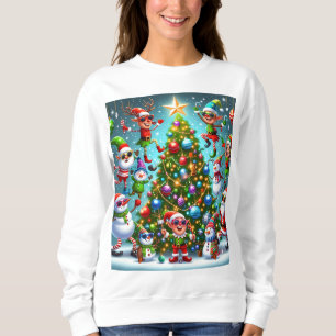 Sweatshirt Conception de pull moche Noël