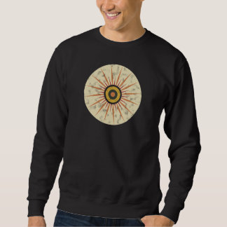 Sweatshirt Conception de soleil levant rétro bohème
