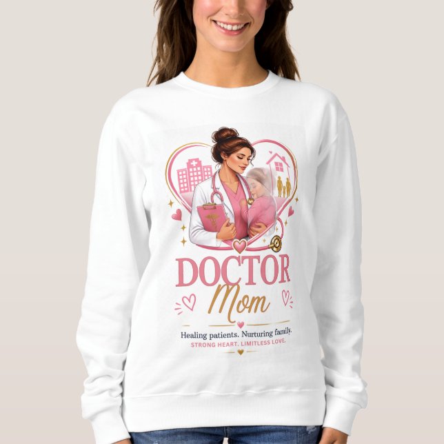 Sweatshirt Conception de sweat-shirt pour maman docteur (Devant)