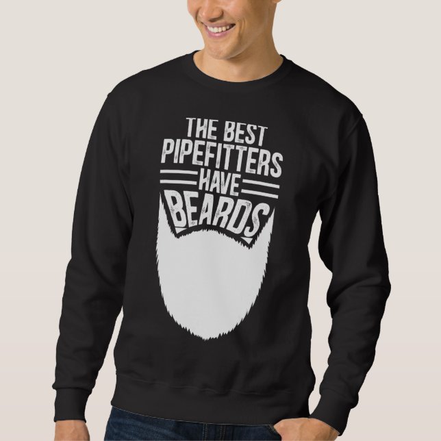 Sweatshirt Conception de texte de devis de tuyauterie barrée (Devant)