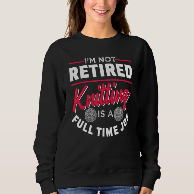 Sweatshirt Conception De tricots Pour Les Femmes Retraitées E (Devant)