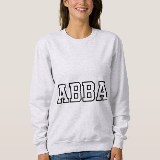 Sweatshirt Conception de typographie de nom Abba