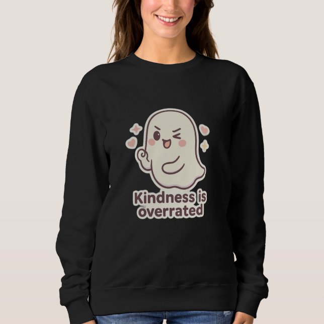 Sweatshirt Conception de typographie Halloween mignonne  (Devant)