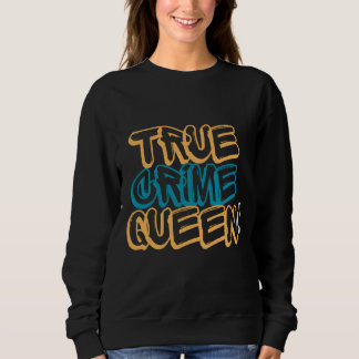 Sweatshirt Conception de typographie néon rétro de la Reine d