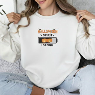 Sweatshirt Conception de typographie pour l'esprit d'Hallowee