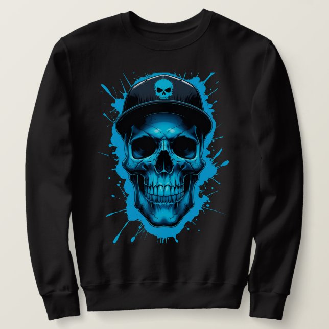 Sweatshirt Conception de vêtements de rue urbains avec art de (Design devant)