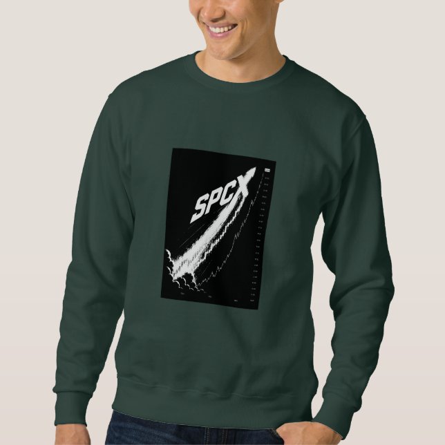 Sweatshirt Conception d'investisseur SPCX SpaceX IPO | Action (Devant)