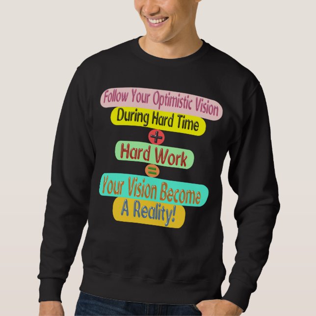 Sweatshirt Conception d'oeuvres d'art À propos de "Formule de (Devant)