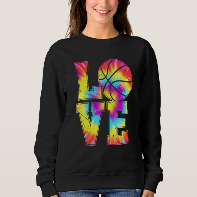Sweatshirt Conception drôle de maman de basket-ball amateur d (Devant)