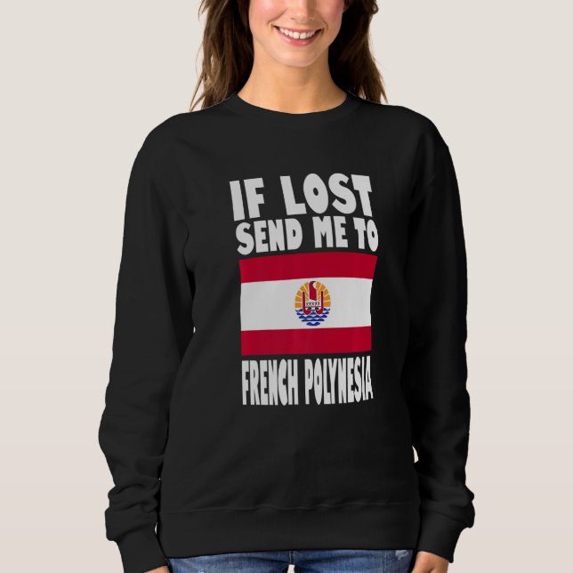 Sweatshirt Conception du drapeau de la Polynésie française  S (Devant)
