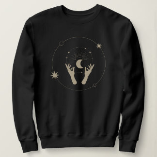 Sweatshirt conception esthétique de fantaisie au clair de lun