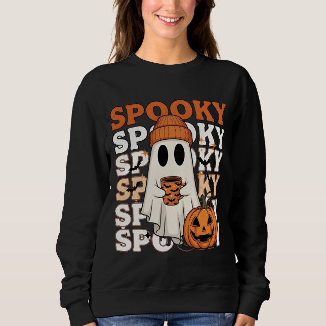Sweatshirt Conception Halloween éffrayante (Devant)