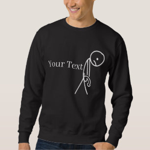 Sweatshirt Conception humoristique pour adultes "Stickman tri