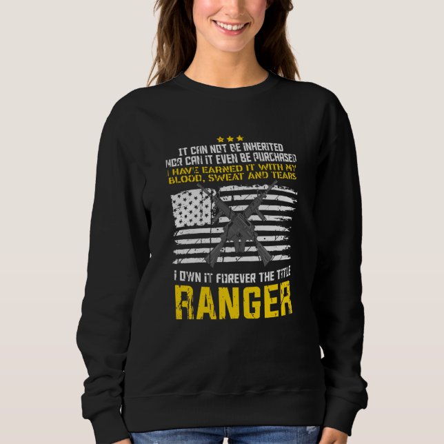 Sweatshirt Conception militaire des Rangers (Devant)