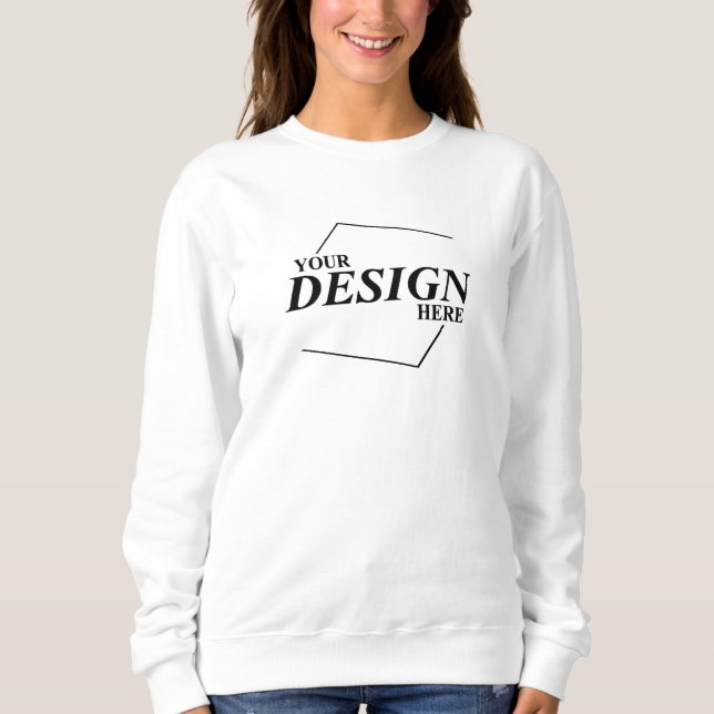 Sweatshirt Conception personnalisée Créez votre propre Modèle (Devant)