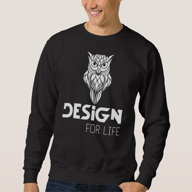 Sweatshirt Conception pour la vie Bonne humeur 1 (Devant)
