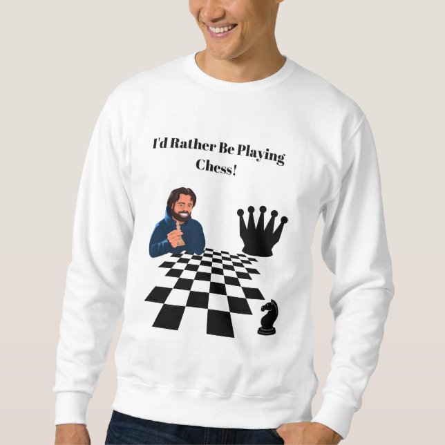Sweatshirt Conception stratégique des échecs - L'art du jeu (Devant)
