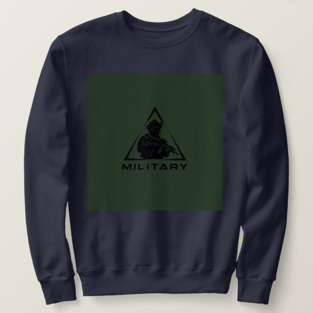 Sweatshirt conception verte des opérations spéciales militair (Design devant)