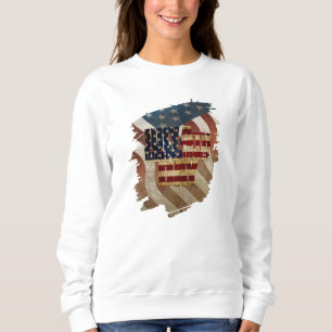 Sweatshirt Conception vintage de la fête d'indépendance du 4