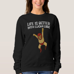 Sweatshirt Conceptions de Lucha Libre Hommes Femmes Lutte Mex