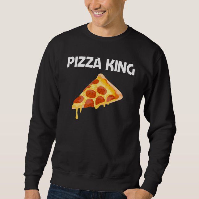 Sweatshirt Conceptions de pizza pour papa nourriture pun tart (Devant)