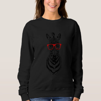 Sweatshirt Conceptions d'impression de zèbre pour hommes femm