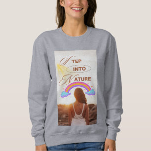 Sweatshirt Conceptions pied dans la nature 