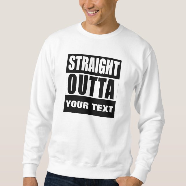 SWEATSHIRT CONCEVEZ OUTTA DROIT (Devant)