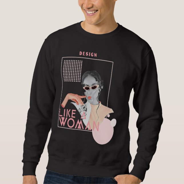 Sweatshirt CONCEVOIR Comme une femme Concepteur Web (Devant)