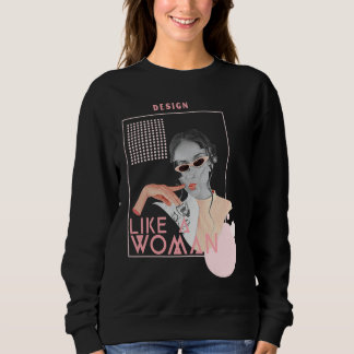 Sweatshirt CONCEVOIR Comme une femme conceptrice de sites Web