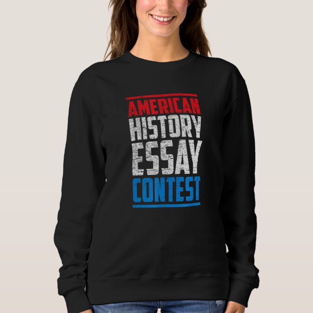 Sweatshirt Concours d'histoire américaine (Devant)