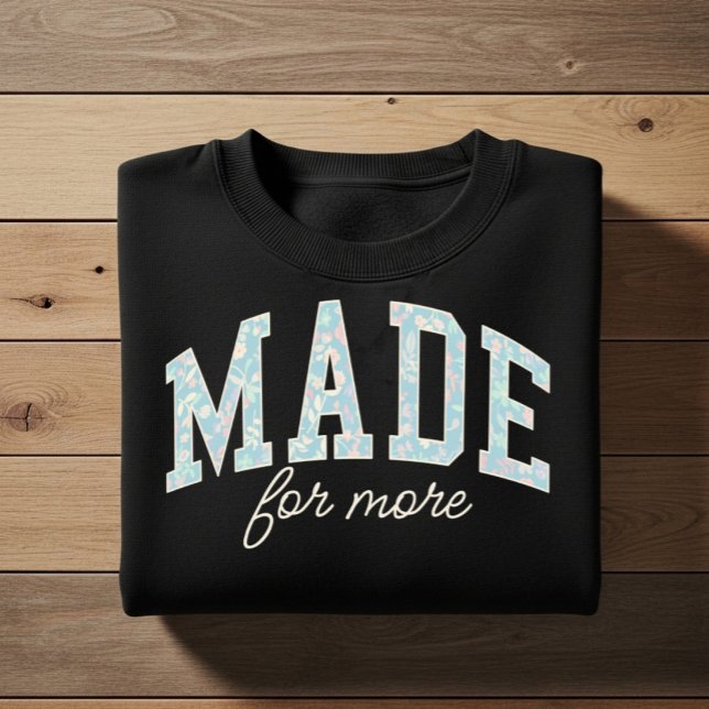 Sweatshirt Conçu pour plus. Affirmation de la foi chrétienne  (Créateur téléchargé)
