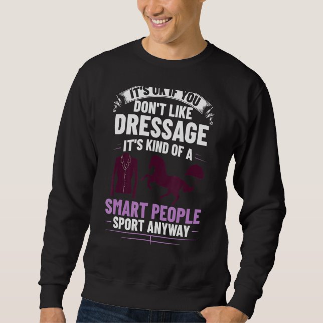 Sweatshirt Concurrent de dressage en selle de l'arène d'entra (Devant)