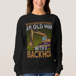 Sweatshirt Conducteur de rétrocaveuse homme Machinerie lourde