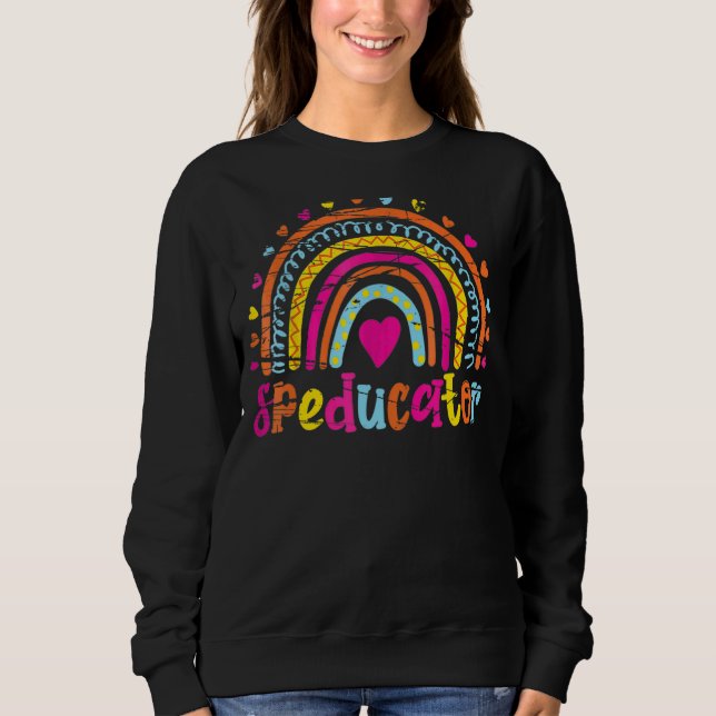 Sweatshirt Conférencier Enseignant de l'éducation spéciale Sp (Devant)