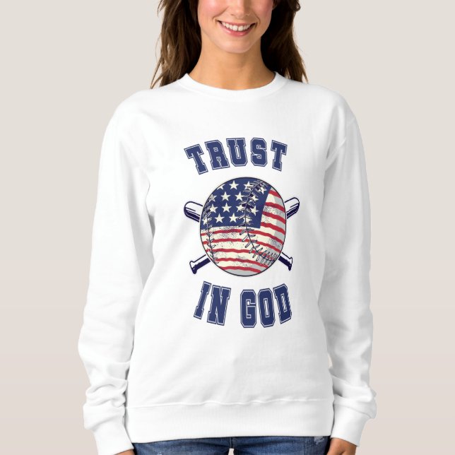 Sweatshirt Confiance en Dieu (Devant)