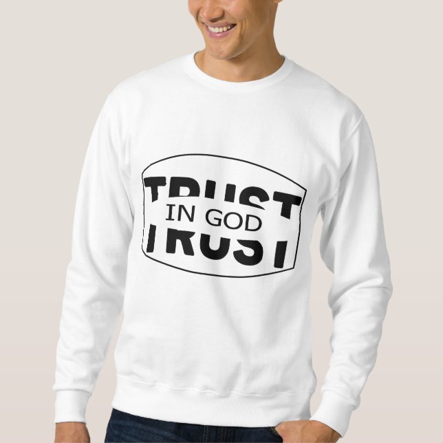 SWEATSHIRT CONFIANCE EN DIEU (Devant)