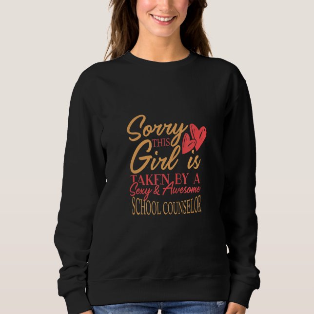 Sweatshirt Confidence teacher, work job, husband, wife, sayin (Devant)