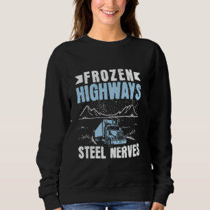 Sweatshirt Congelés Autoroutes en acier Nerves - Trucker rout