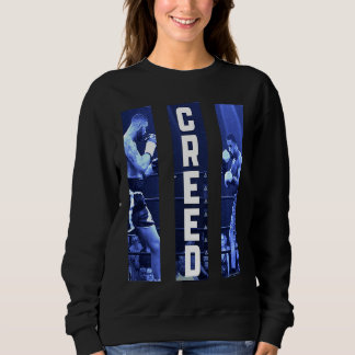 Sweatshirt Conlan and Creed triptych blue