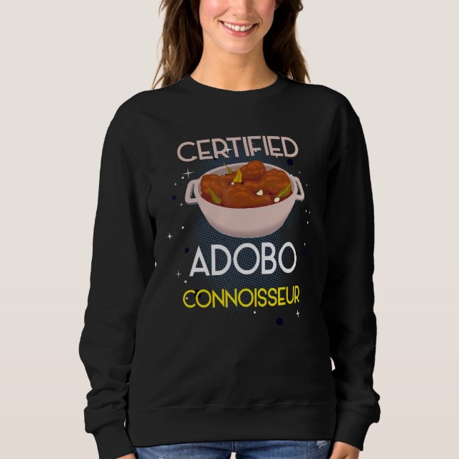 Sweatshirt Connaisseur d'Adobe à chaud certifié par les Phili (Devant)
